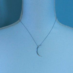 Moon Necklace Sterling Silver